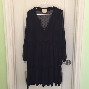 Anthropologie Lil Black Dress